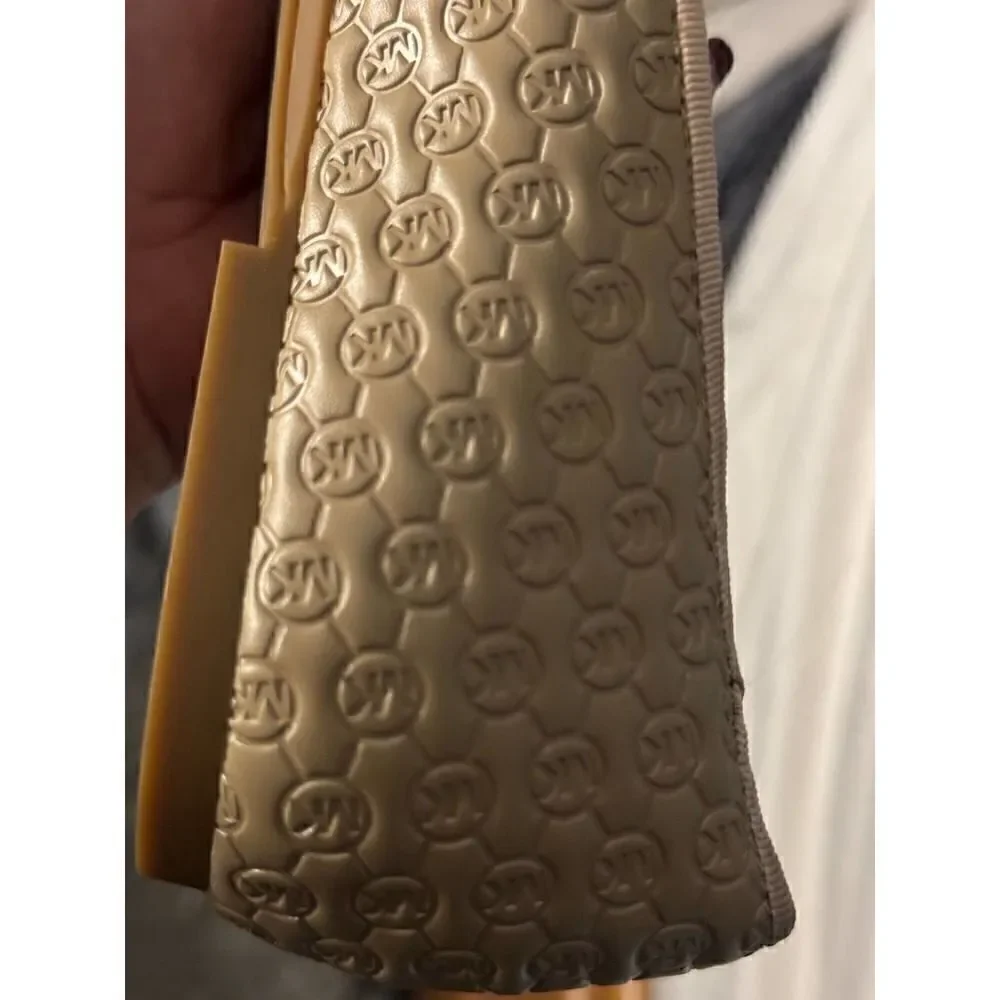 Michael kors MK amanda embossed leather ballet flats